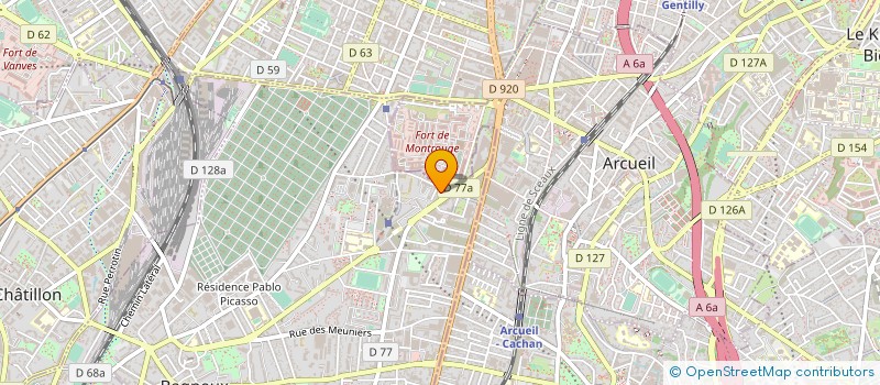 localisation de l'entreprise MPL à BAGNEUX
