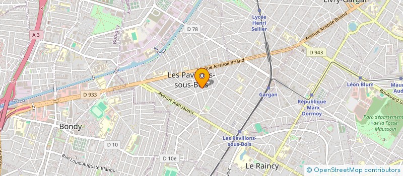 localisation de l'entreprise MPL à LES PAVILLONS-SOUS-BOIS