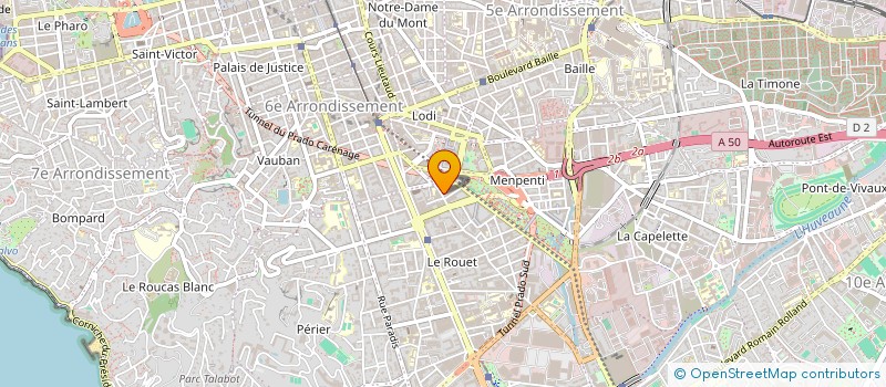 localisation de l'entreprise MPL à MARSEILLE