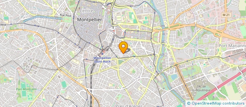 localisation de l'entreprise MPL IMMO à MONTPELLIER