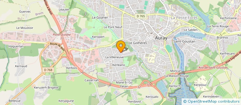 localisation de l'entreprise MPL IMMO à AURAY