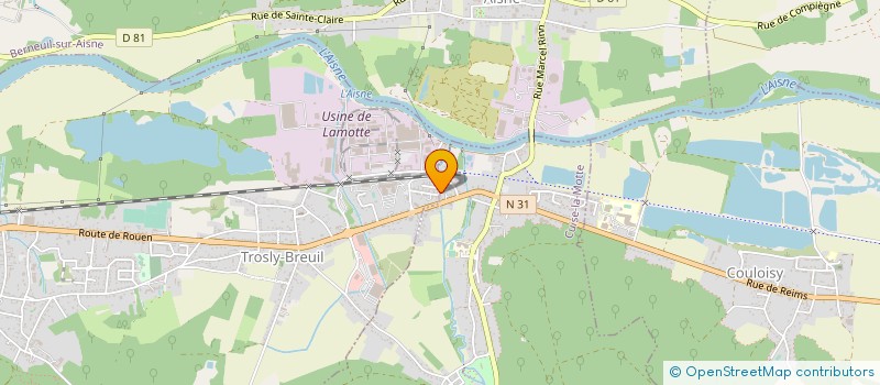 localisation de l'entreprise MPLJM à CUISE-LA-MOTTE