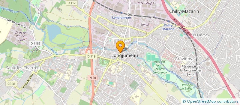 localisation de l'entreprise MPLP à LONGJUMEAU