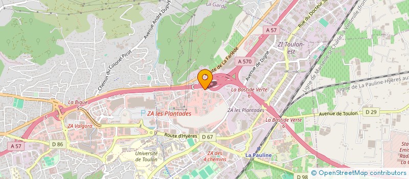 localisation de l'entreprise MPLP à LA GARDE