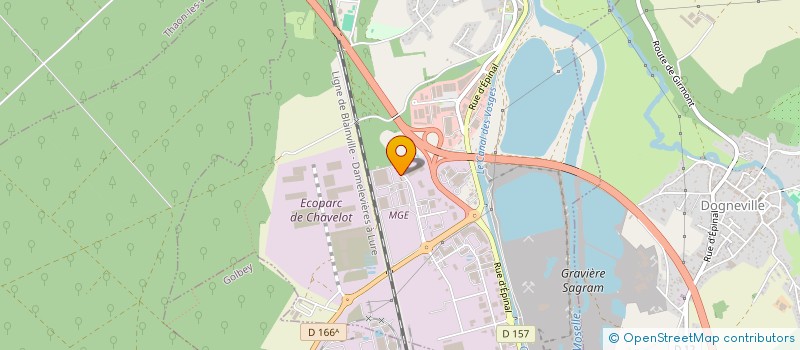 localisation de l'entreprise MPLS  CHAVELOT