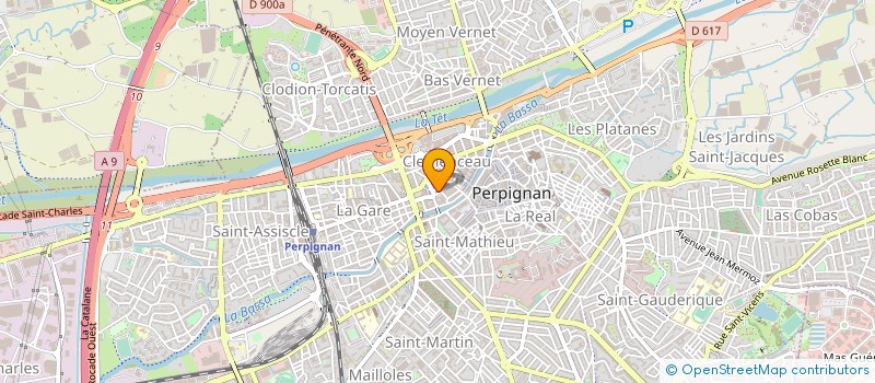 localisation de l'entreprise MPM  PERPIGNAN