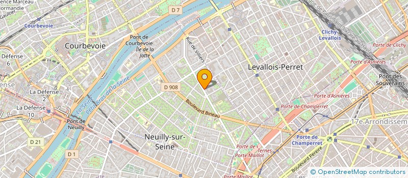 localisation de l'entreprise MPM à NEUILLY-SUR-SEINE