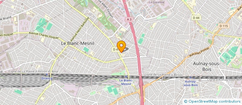 localisation de l'entreprise MPM à LE BLANC-MESNIL