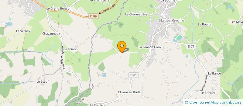 localisation de l'entreprise MPM  HAUTE-RIVOIRE