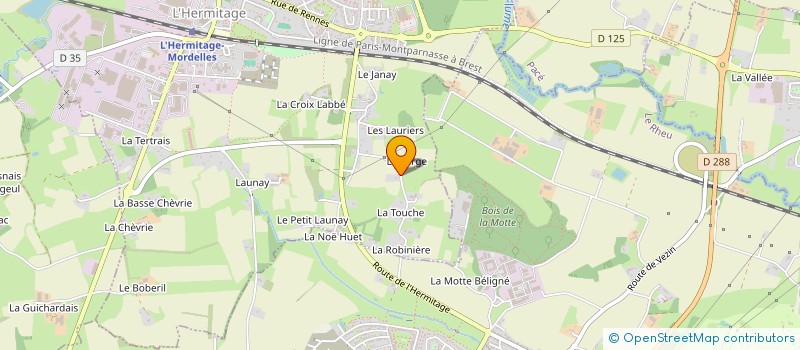 localisation de l'entreprise MPM  L'HERMITAGE