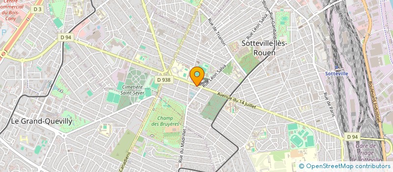 localisation de l'entreprise MPM AUTOMOBILE  SOTTEVILLE-LES-ROUEN