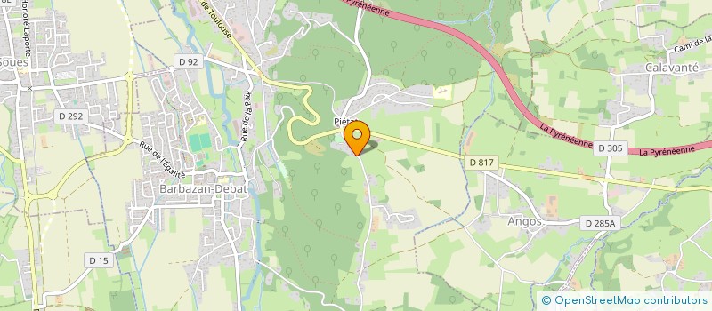 localisation de l'entreprise MPM & CIE  BARBAZAN-DEBAT