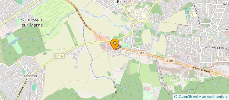 localisation de l'entreprise MPM CUISINES  LA QUEUE-EN-BRIE