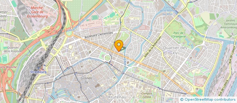 localisation de l'entreprise MPM ENSEIGNEMENT à STRASBOURG