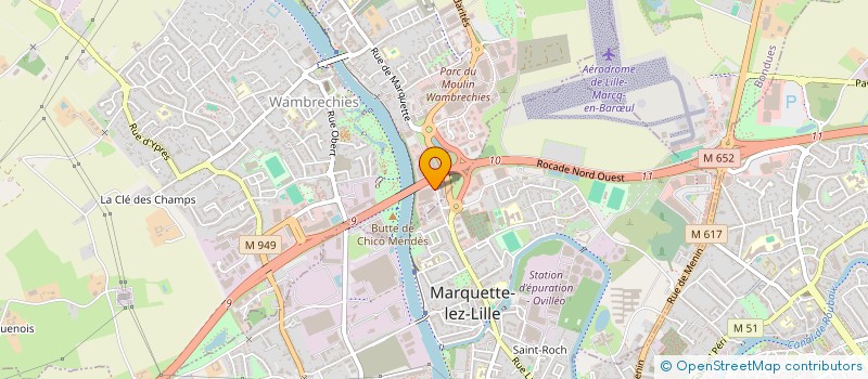 localisation de l'entreprise MPM IMMO  WAMBRECHIES