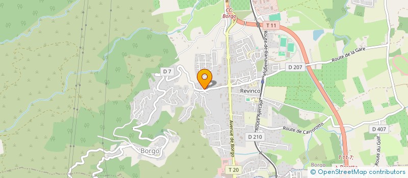 localisation de l'entreprise MPM INVEST à BORGO