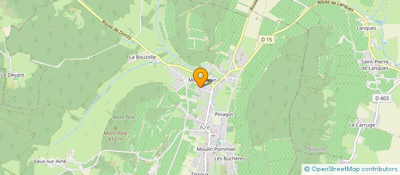 localisation de l'entreprise MPM MARILLIER  AZE