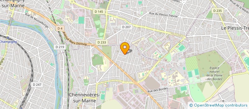 localisation de l'entreprise MPM - MARTINS PRESTATIONS MULTIPLES à CHENNEVIERES-SUR-MARNE