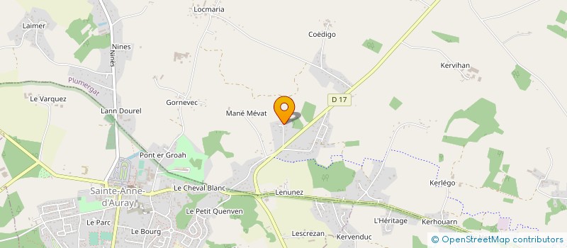localisation de l'entreprise MPM (MENUISERIE PORTAILS MOTORISATION) à PLUMERGAT