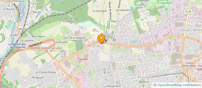 localisation de l'entreprise MPM STUDIO  SAINT-CYR-SUR-LOIRE