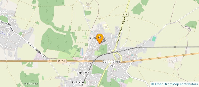 localisation de l'entreprise MPMG-IMMO  SAINT-JULIEN-L'ARS