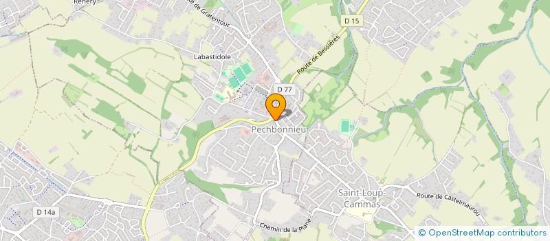 localisation de l'entreprise MPMM LITERIE à PECHBONNIEU