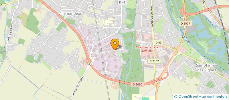 localisation de l'entreprise MPMO INDUSTRIE à VILLEMANDEUR