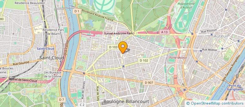 localisation de l'entreprise MPMR à BOULOGNE-BILLANCOURT