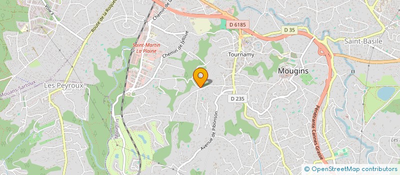 localisation de l'entreprise MPMV INVEST à MOUGINS