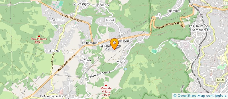 localisation de l'entreprise MPN 03  ORCINES