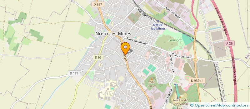 localisation de l'entreprise MPN à NŒUX-LES-MINES