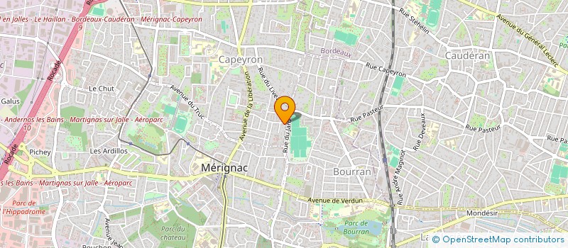 localisation de l'entreprise MPN  MERIGNAC