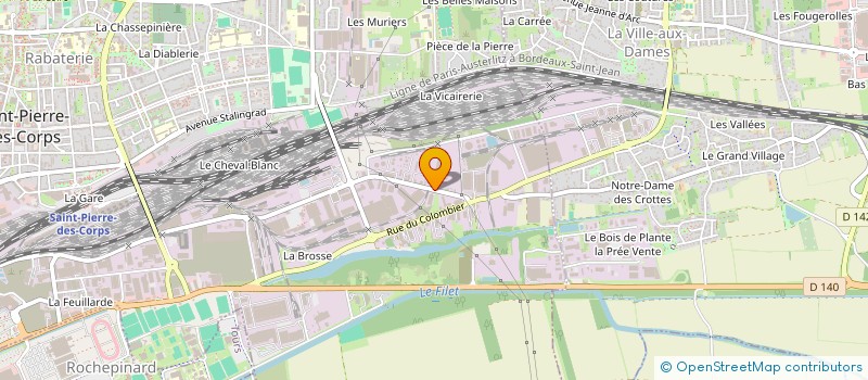 localisation de l'entreprise MPO  SAINT-PIERRE-DES-CORPS