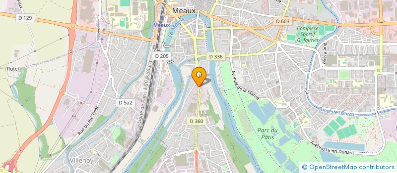 localisation de l'entreprise MPO 77 à MEAUX