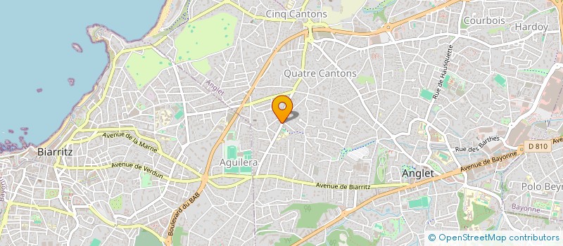 localisation de l'entreprise MPO HOLDING  ANGLET