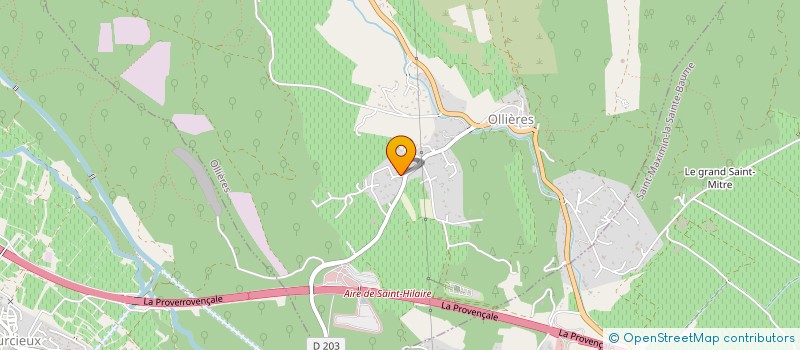 localisation de l'entreprise MPO83 à OLLIERES