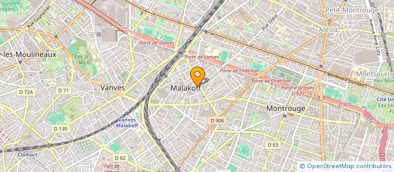 localisation de l'entreprise MPP à MALAKOFF