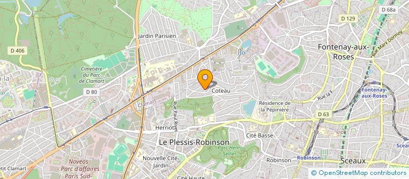 localisation de l'entreprise MPP CLAMART à LE PLESSIS-ROBINSON