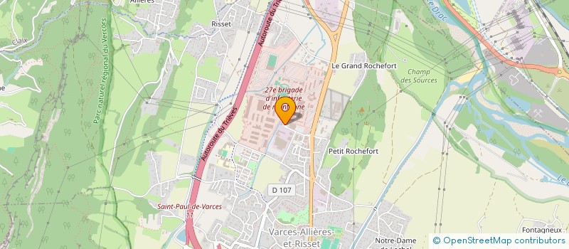 localisation de l'entreprise MPP ENTREPRISE  VARCES-ALLIERES-ET-RISSET