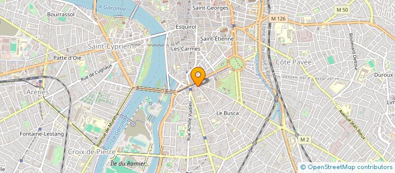 localisation de l'entreprise MPP PARADOUX  TOULOUSE