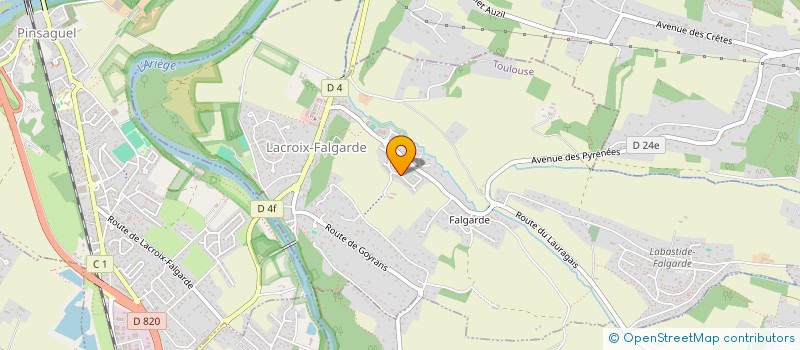 localisation de l'entreprise MPPM  LACROIX-FALGARDE