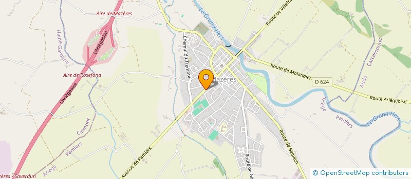 localisation de l'entreprise MPQ ELECTRONIQUE à MAZERES
