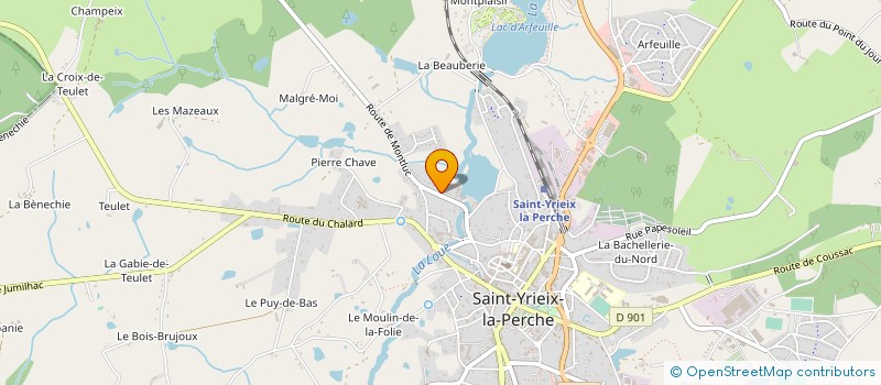 localisation de l'entreprise MPR à SAINT-YRIEIX-LA-PERCHE
