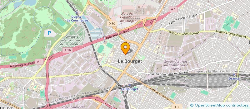 localisation de l'entreprise MPR à LE BOURGET