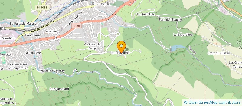 localisation de l'entreprise MPR  LA RICAMARIE