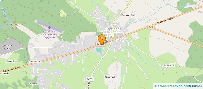 localisation de l'entreprise MPR  SEPTFONDS