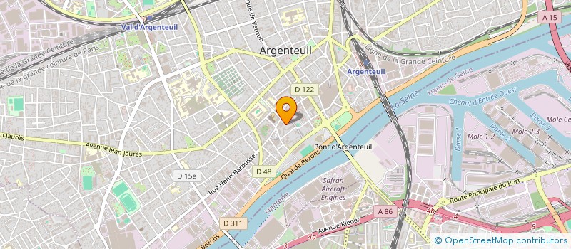 localisation de l'entreprise MPR  ARGENTEUIL