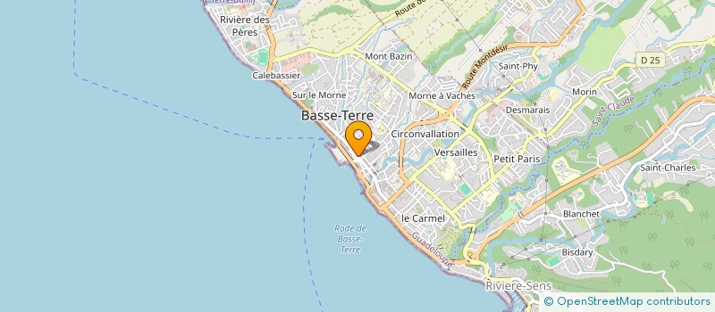 localisation de l'entreprise MPR HOLDING  BASSE-TERRE