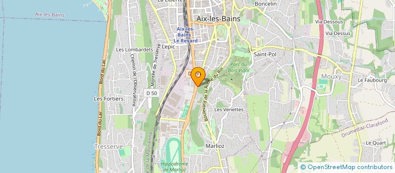 localisation de l'entreprise MPR JURIS  AIX-LES-BAINS