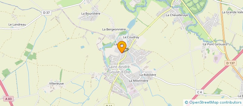 localisation de l'entreprise MPR MACONNERIE POTTIER RENOVATION  SAINT-ANDRE-GOULE-D'OIE